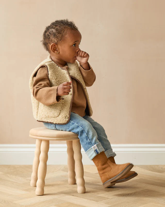 CHALK MINI - Cub Jumper in Chocolate Brown