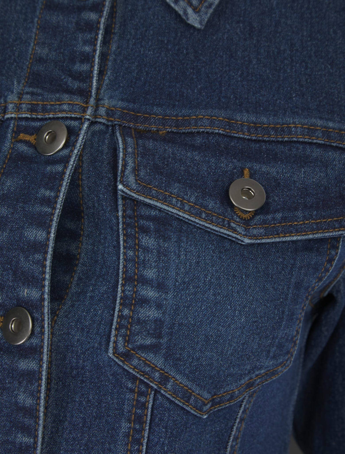 Kurt Muller Mid Denim Blue Cotton Stretch Jacket