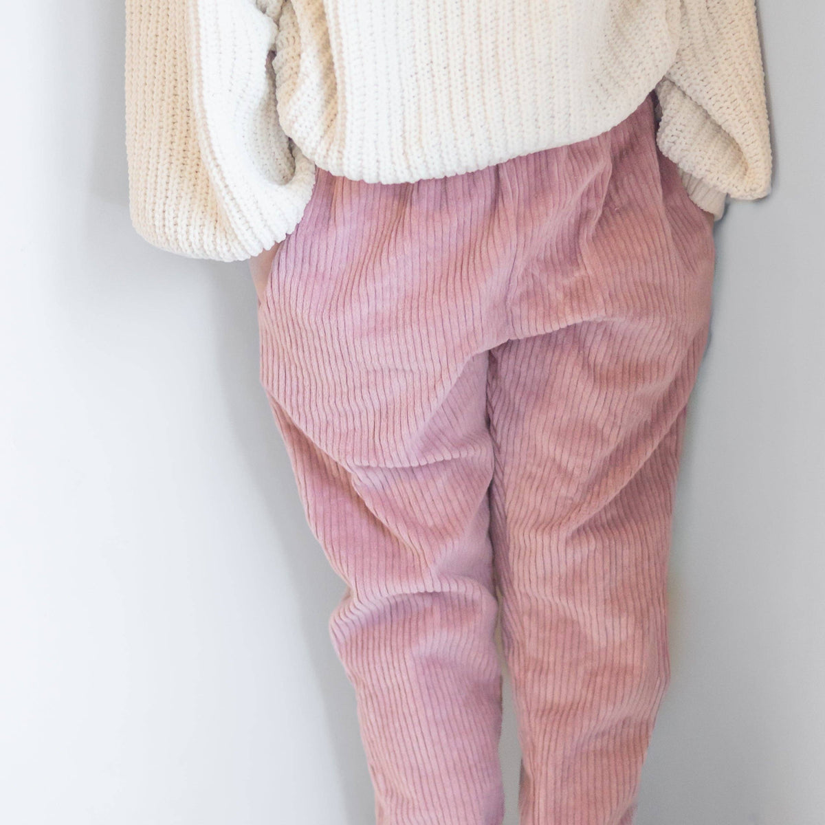 Blush Corduroy "Kid Fit" Trousers