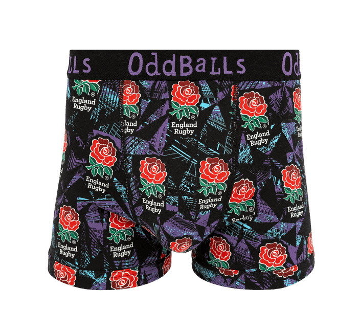 England Rugby Union Alternate 25/26 - Mens Cotton Boxer Shorts