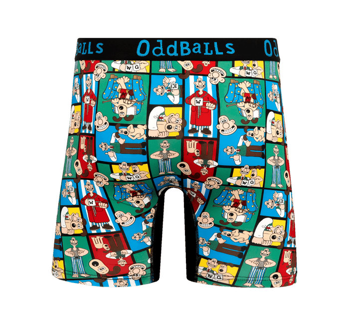 Wallace & Gromit - Mens Bamboo Boxer Shorts