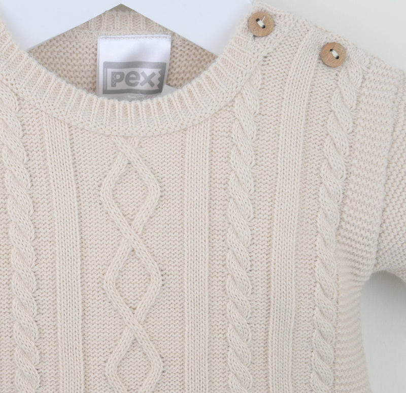2 Piece Cable Knit Set