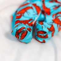 Unisex Baby Cotton Sleepsuit (Onesie) – Lobster Print