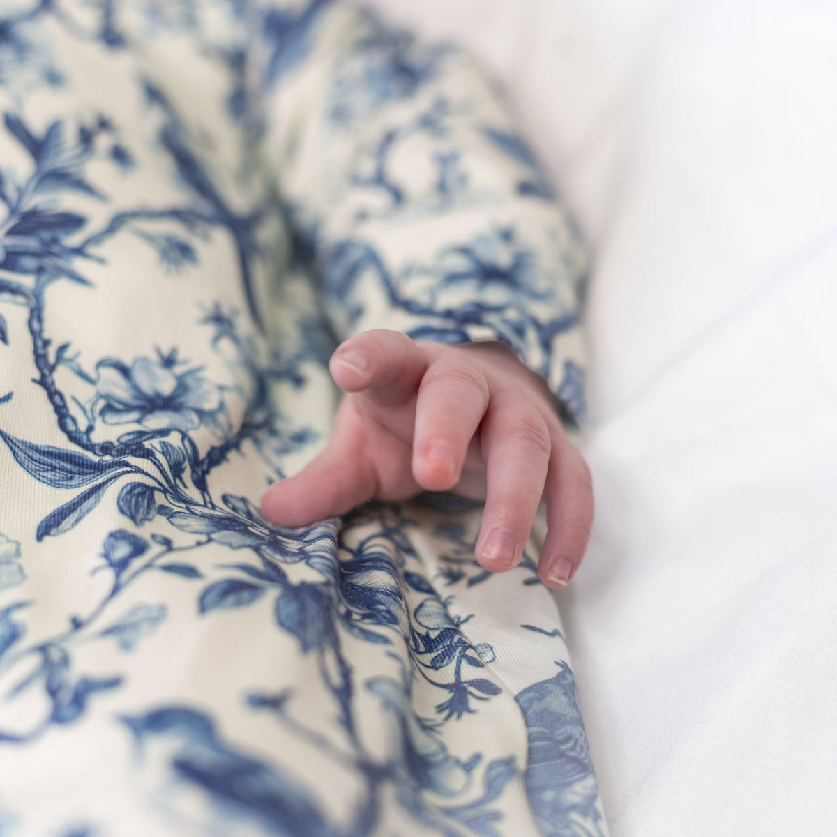 Unisex Baby Cotton Sleepsuit (Onesie) – Willow Flower Print