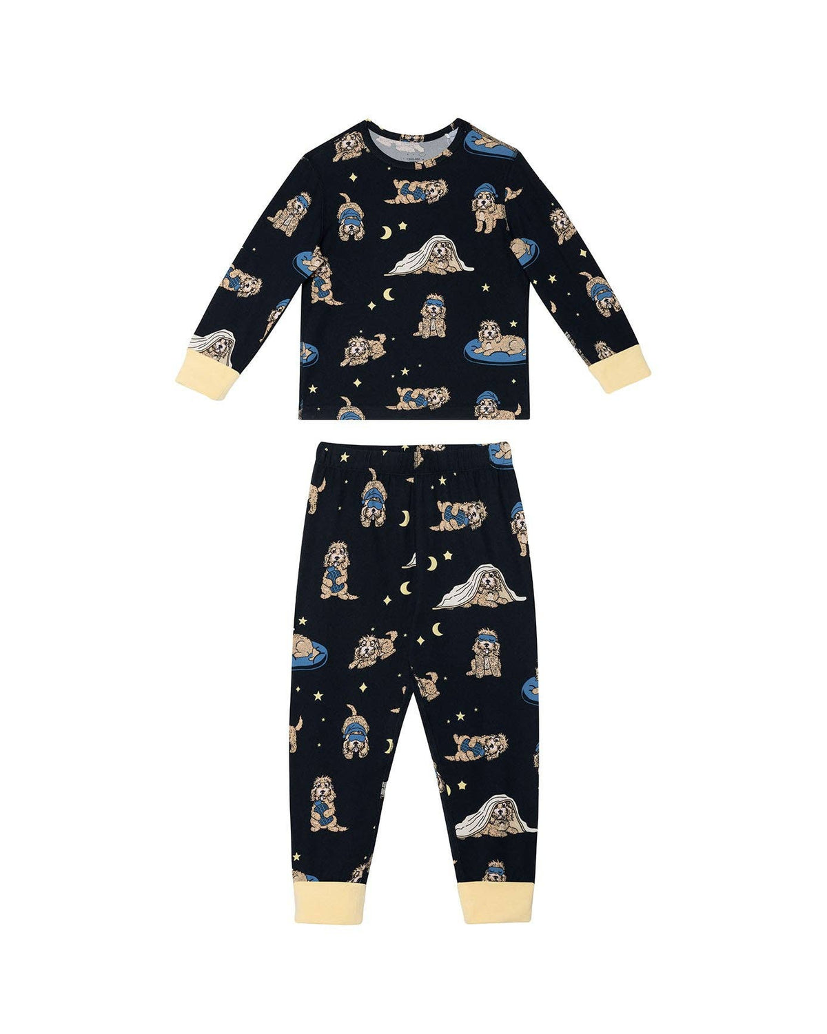 Kids Cockapoo Snooze Print Long Pyjama Set