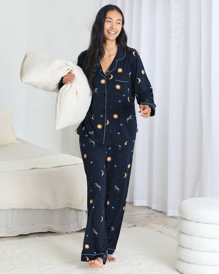 Chelsea Peers - TENCEL™ Modal Celestial Zebra Long Pyjama Set