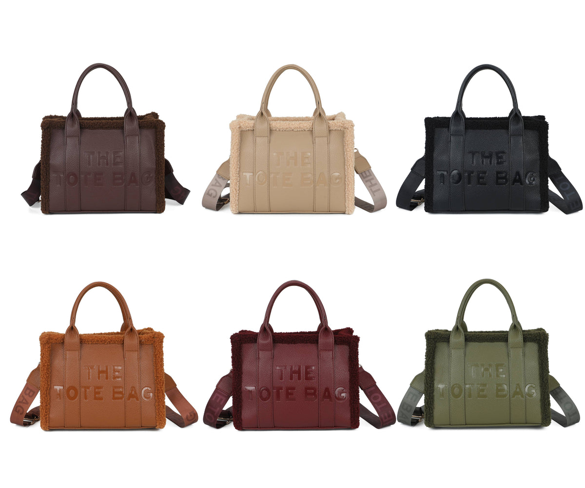 JM1393 Wooled Small Tote Bag
