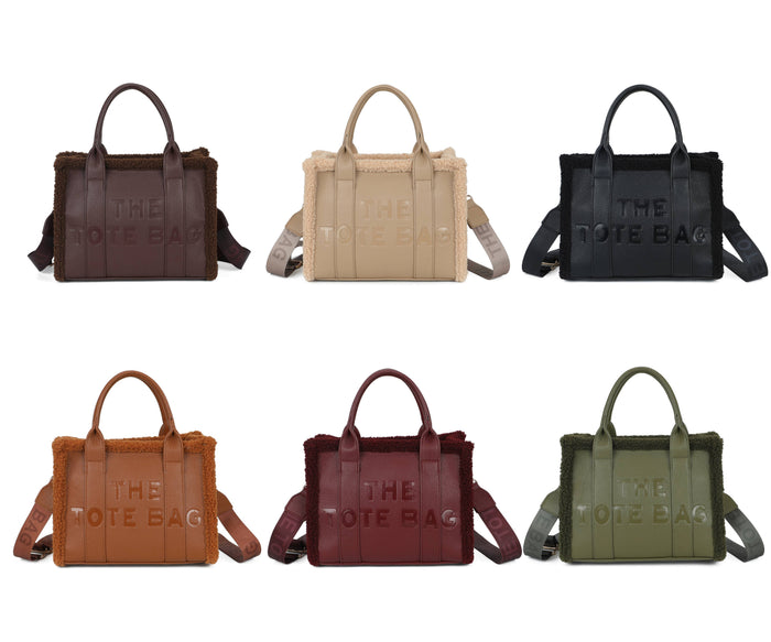 JM1393 Wooled Small Tote Bag