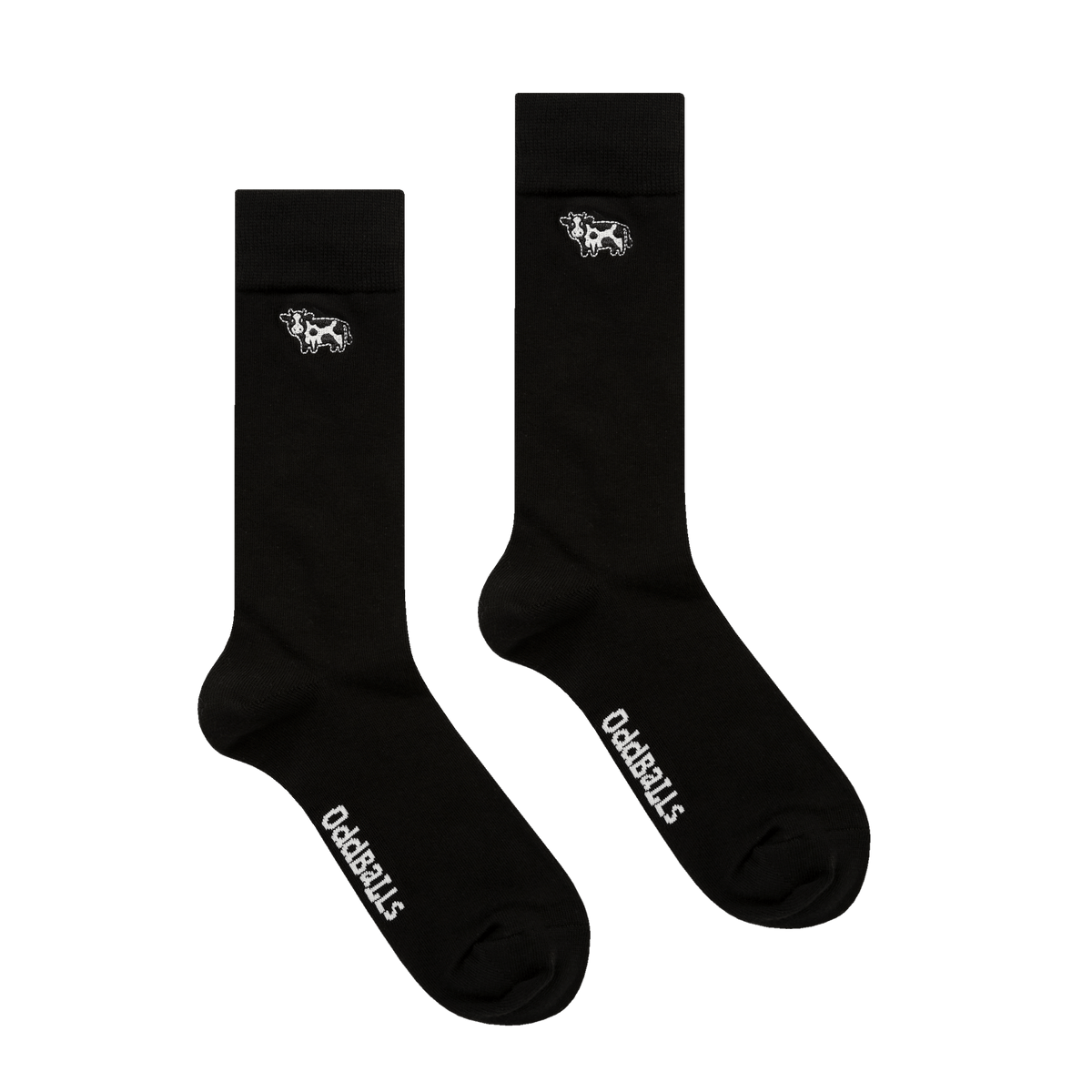 Fat Cow - Embroidered Socks