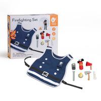 Classic World Firefighting Pretend Play Set Wooden Role Play
