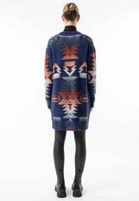 Californian Knit Longline Open Cardigan