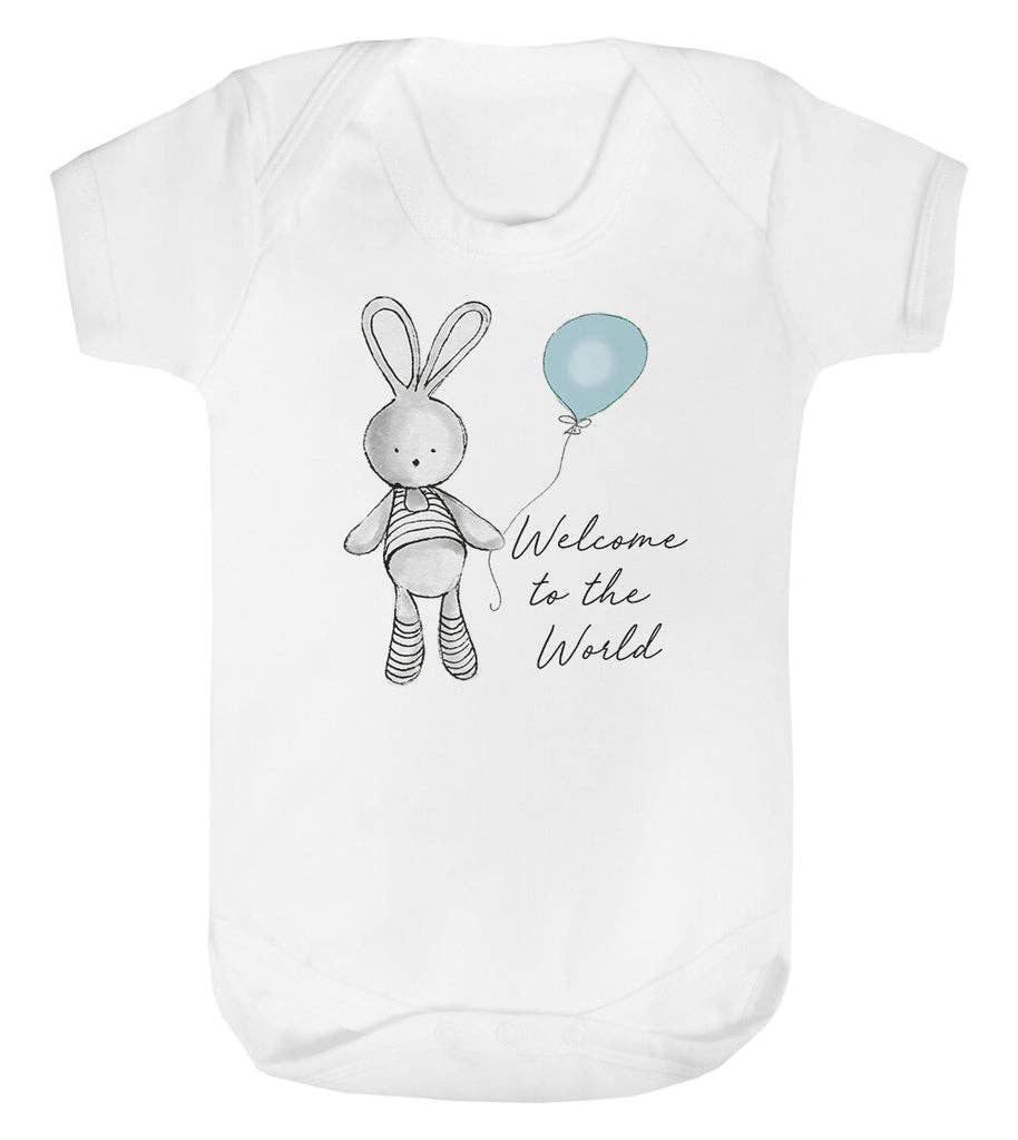 Welcome Balloon Baby Vest