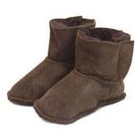 CSB/T Sheepskin Velcro Tab Baby Booties Slippers