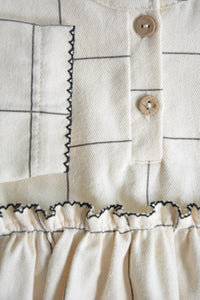 Baby / Girl Check Patterned Dress 100% Cotton OEKO-TEX