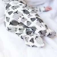Unisex Baby Cotton Sleepsuit (Onesie) – Sheep Print