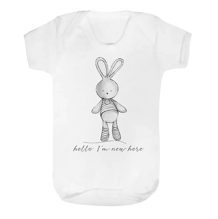 Hello I'm New Here Baby Vest