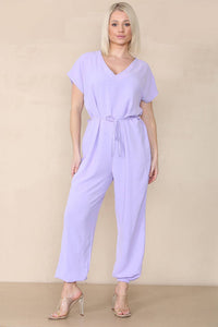 Tie Waist Stylish Harem Jumpsuit
