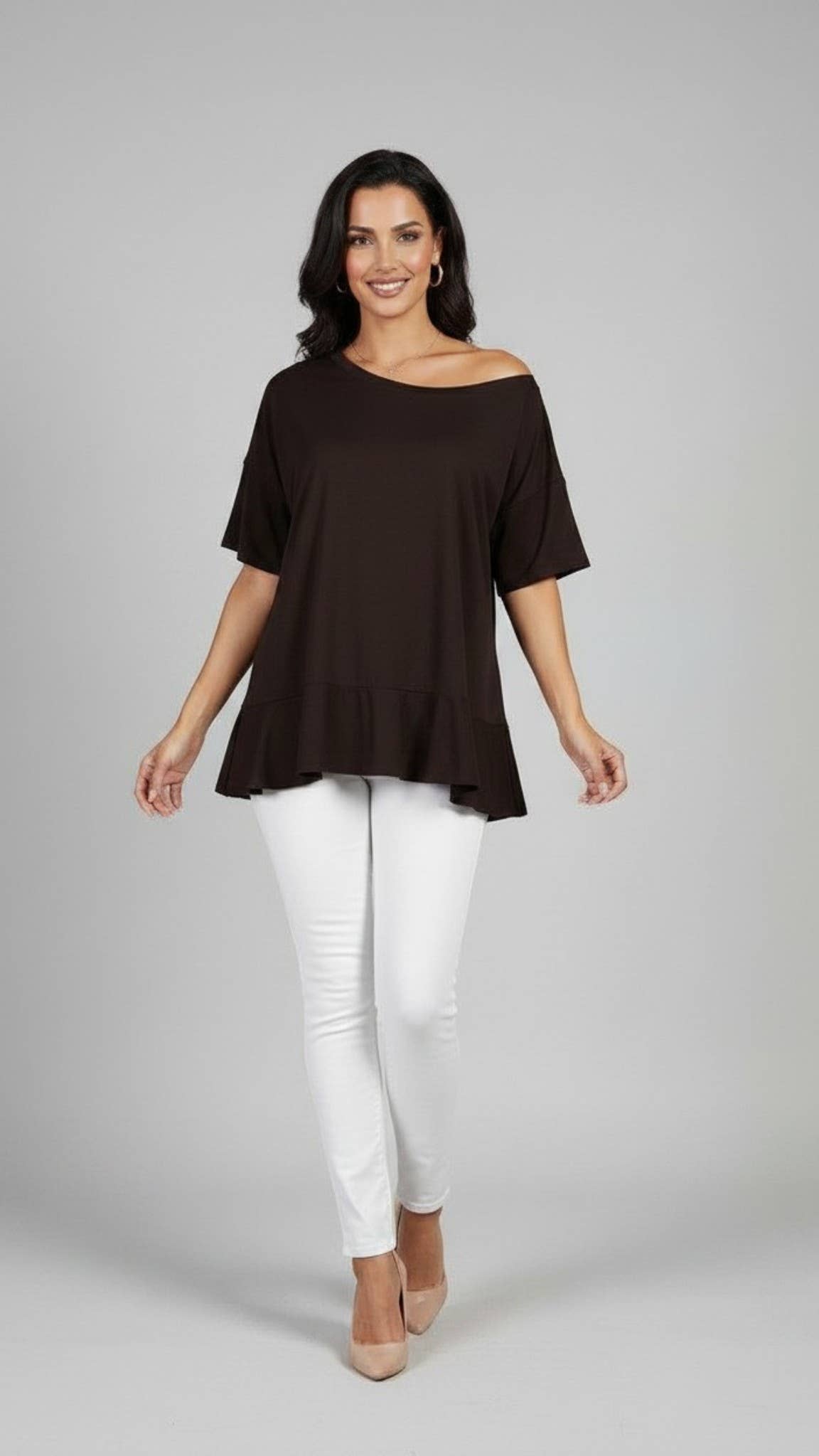 Ruffle Edge T-Shirt
