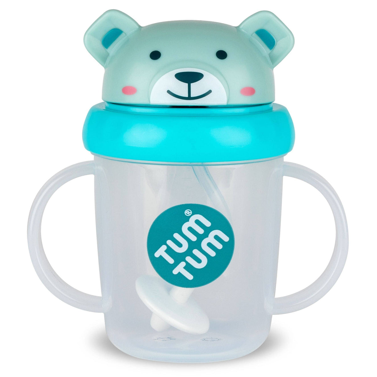 Tippy Up Sippy Cup (Series 3), with Weighted Straw (Valve Free), Boris Bear, 200ml