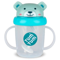 Tippy Up Sippy Cup (Series 3), with Weighted Straw (Valve Free), Boris Bear, 200ml