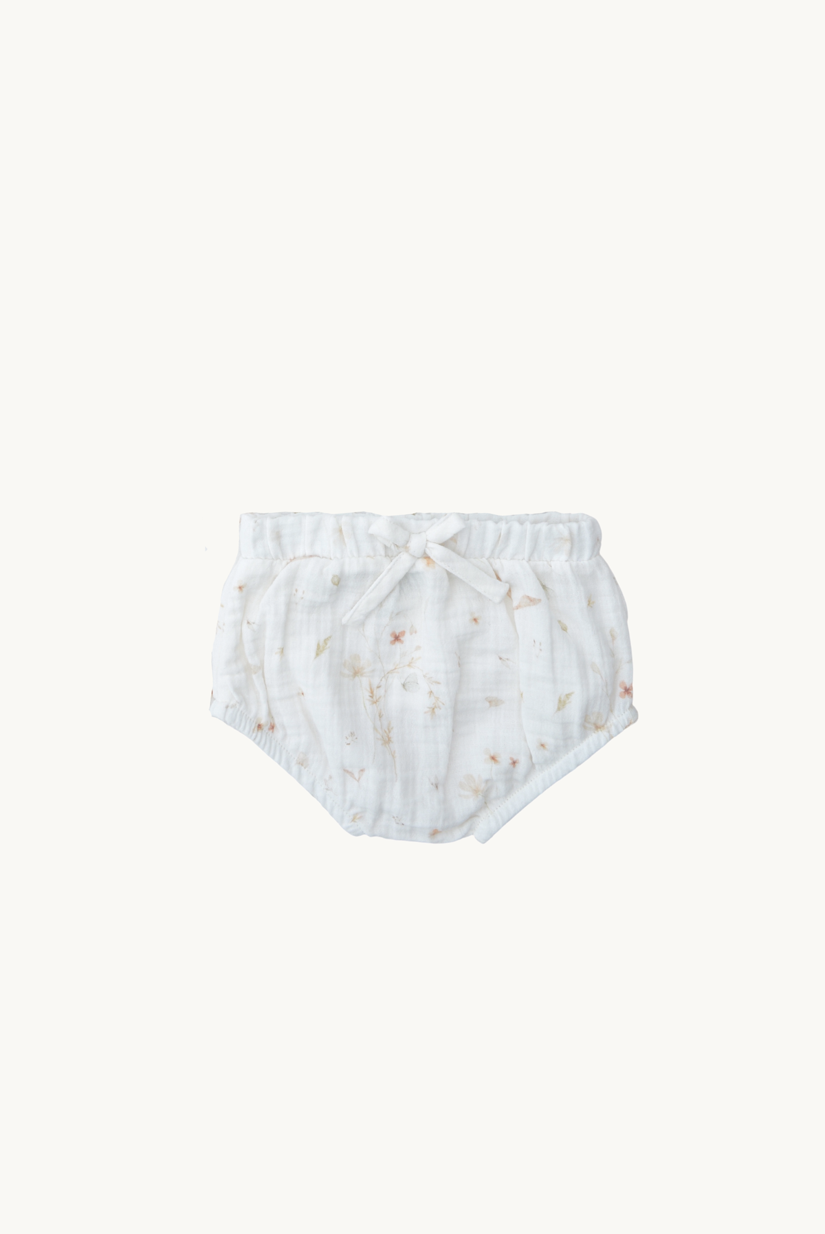 Baby Flower Patterned Muslin Bloomers 100% Cotton