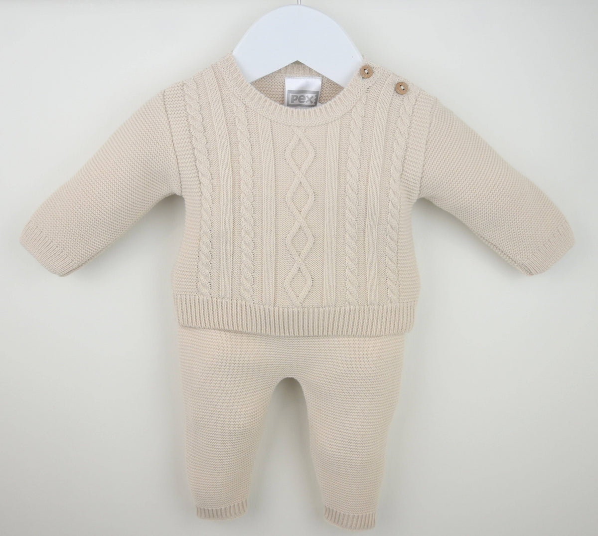 2 Piece Cable Knit Set