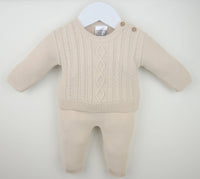 2 Piece Cable Knit Set