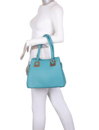 Superbia Medium 3 Compartments Square Metal Details Tote Bag