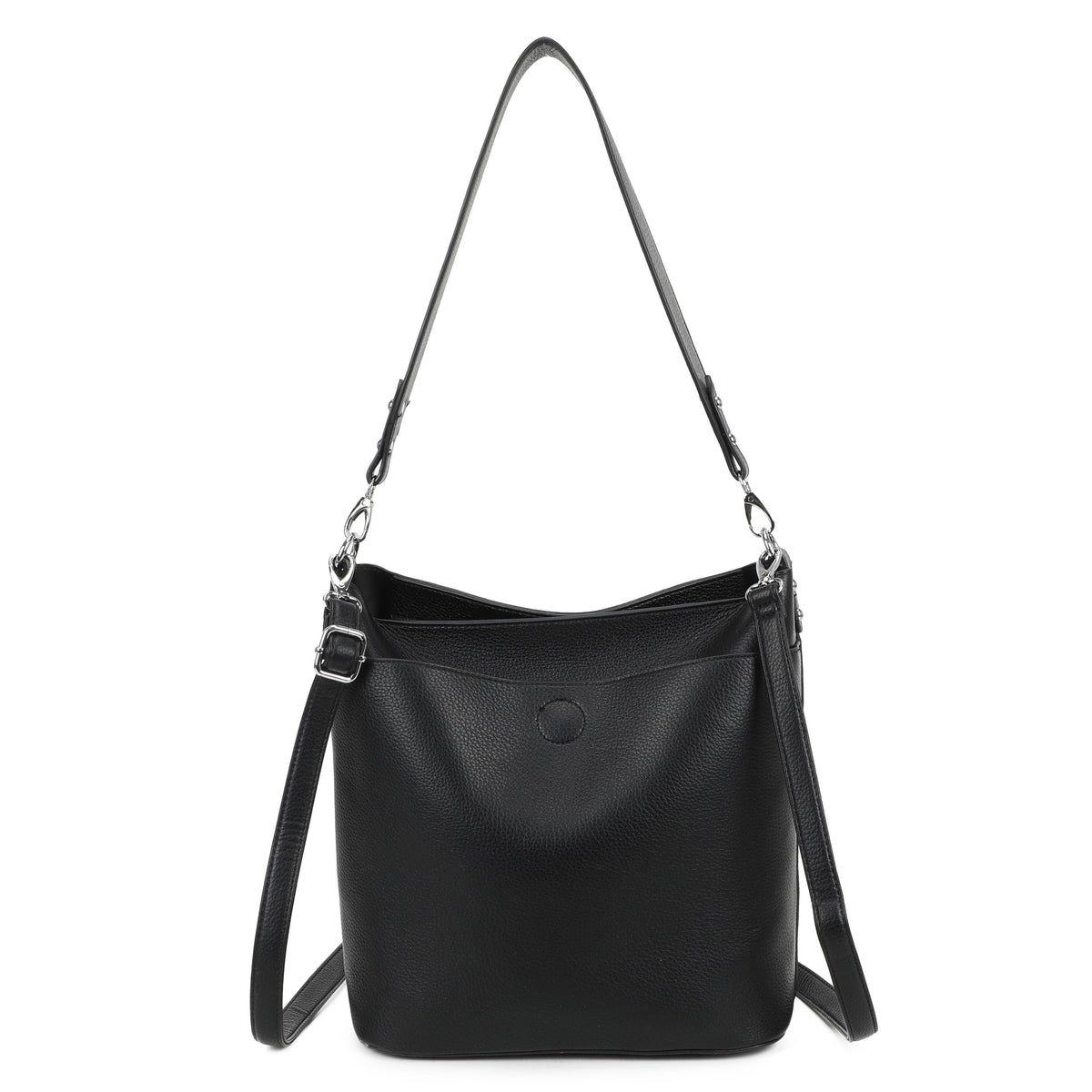 6049 Soft Hobo Shoulder Bag with Strap Detail