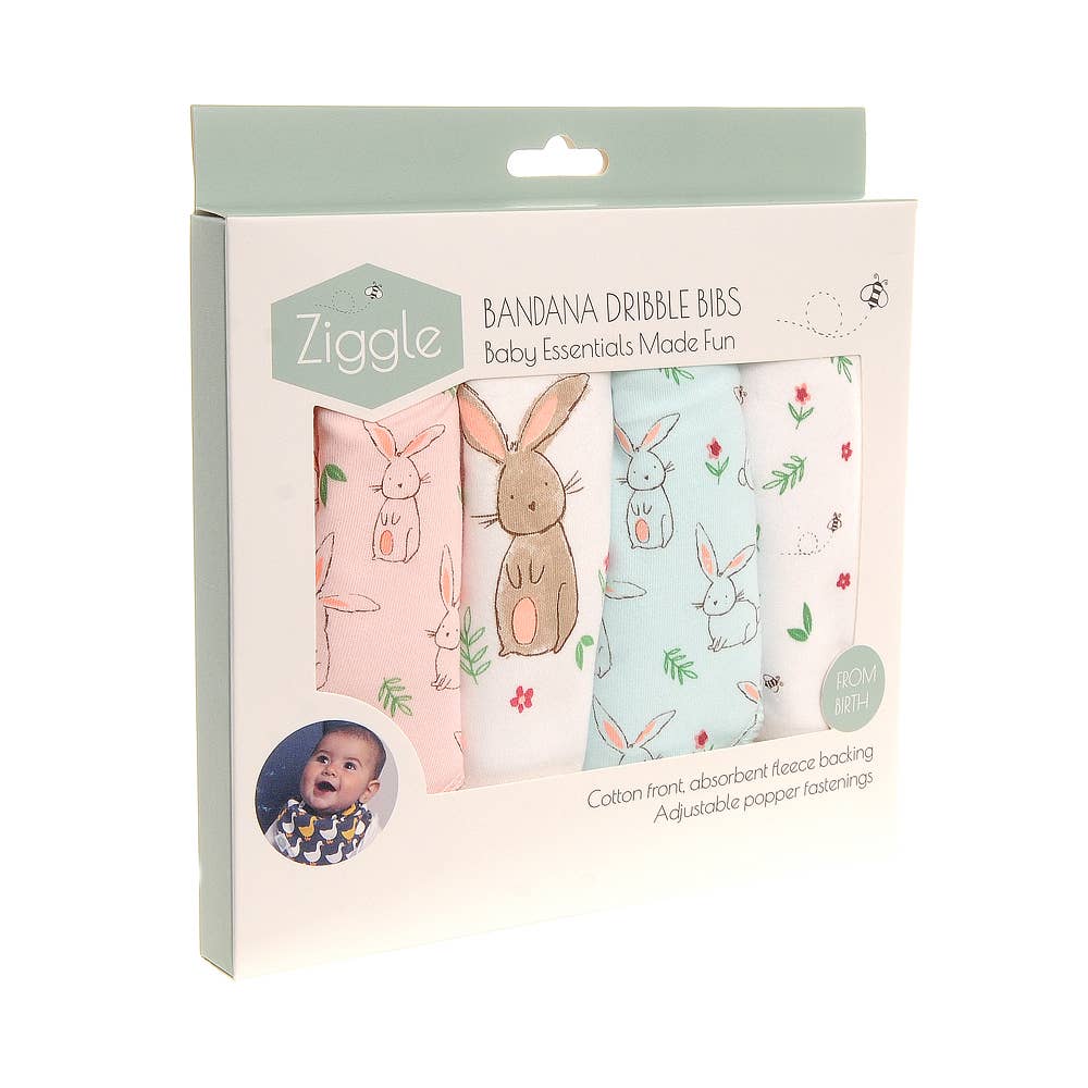 Bunnies bib set