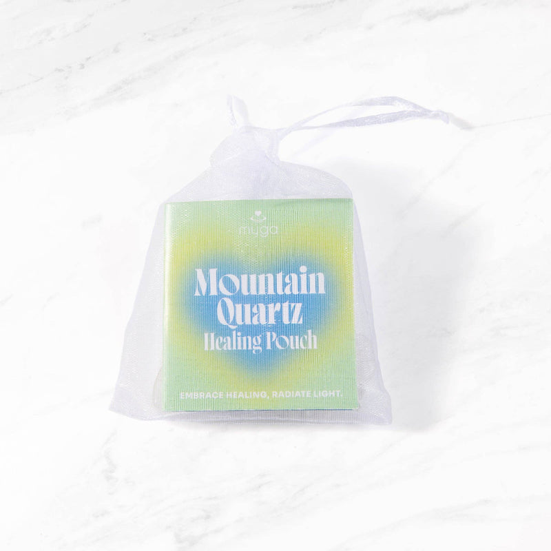 Myga Eco - Stone Pouch Collection: Set of 3 Sacred Treasures - Choice Of 3 Crystals