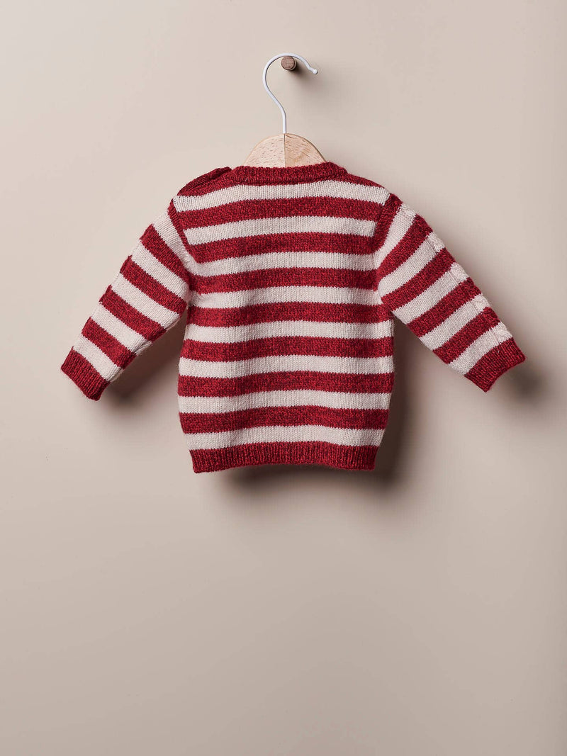 Christmas Time - Sweater knitted in wool and cashmere blend