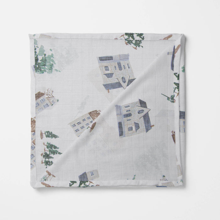 Banks-Lyon Botanical - Bamboo Baby Swaddle Blanket, Home Print