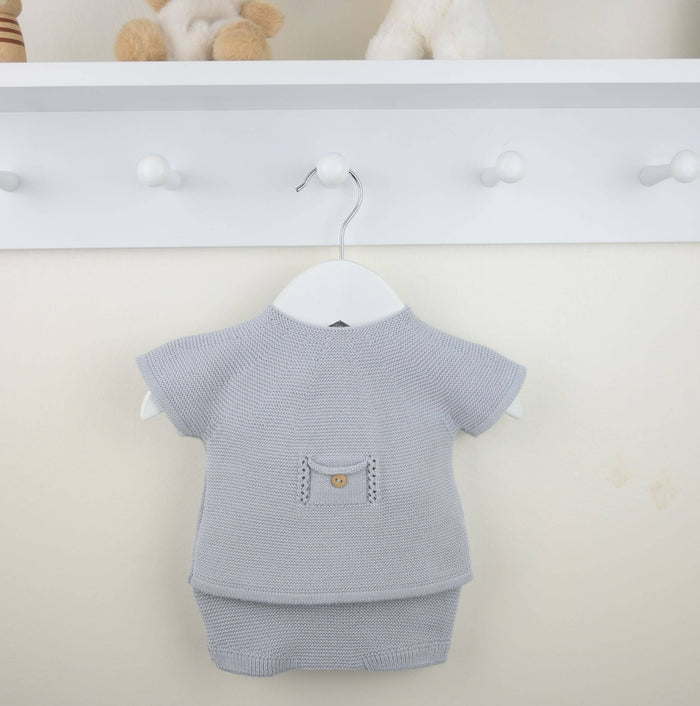Hugo Shorts Suit  Grey
