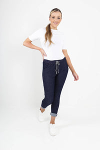 Italian Denim Look Stretch Magic Pants