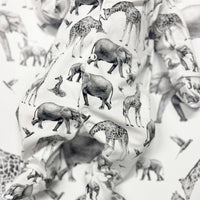 Unisex Baby Cotton Sleepsuit (Onesie) – Safari animal  Print