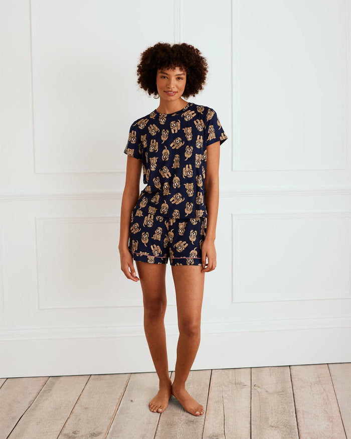 Cockapoo Print Short Pyjama Set
