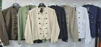 Military Cotton Zip Jacket