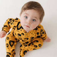Unisex Baby Cotton Sleepsuit (Onesie) – Brian the Lion Print