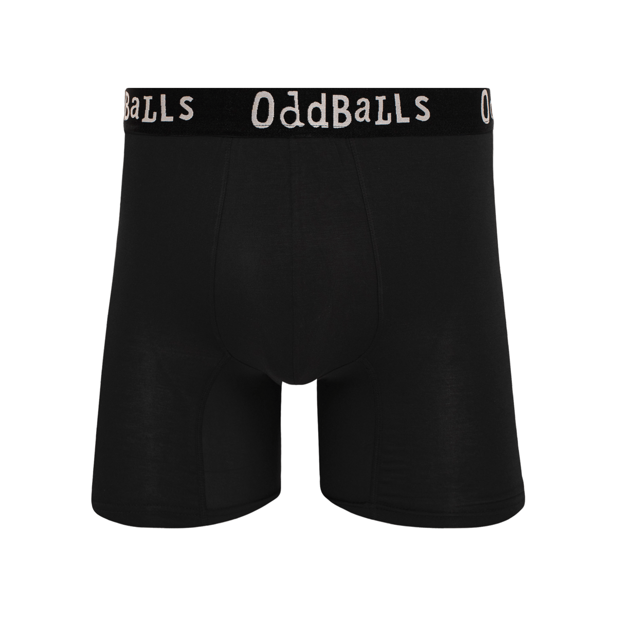 Mens Bamboo Boxer Shorts - Classic Black