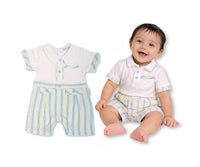Baby Boys Striped Romper