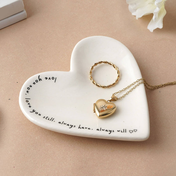 Send With Love Heart Ring Dish
