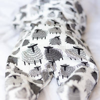 Unisex Baby Cotton Sleepsuit (Onesie) – Sheep Print