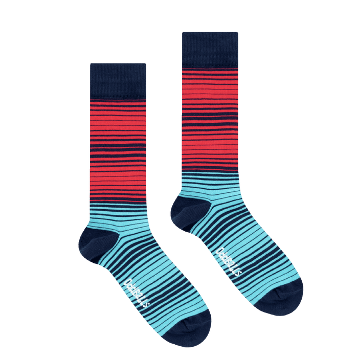 Navy Cyan Magenta - Socks