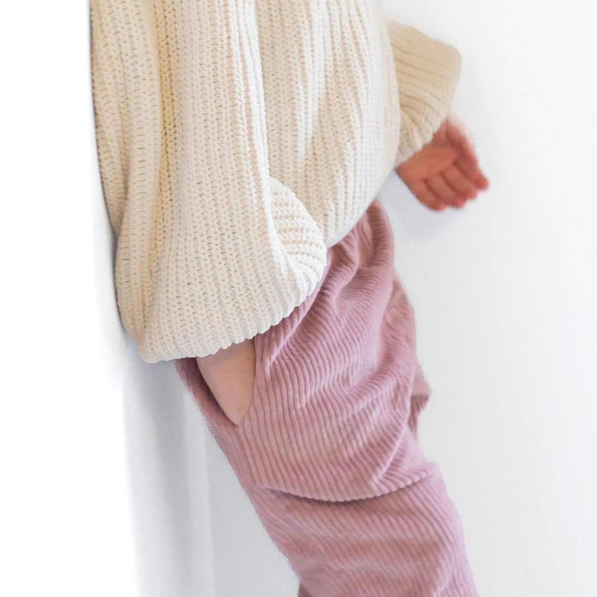 Blush Corduroy "Kid Fit" Trousers
