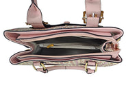 Medium Size Multicolour Front Pocket Two-toned Tote Bag