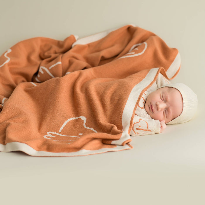 Micu Micu - Baby Blanket With Cute  Dog Design
