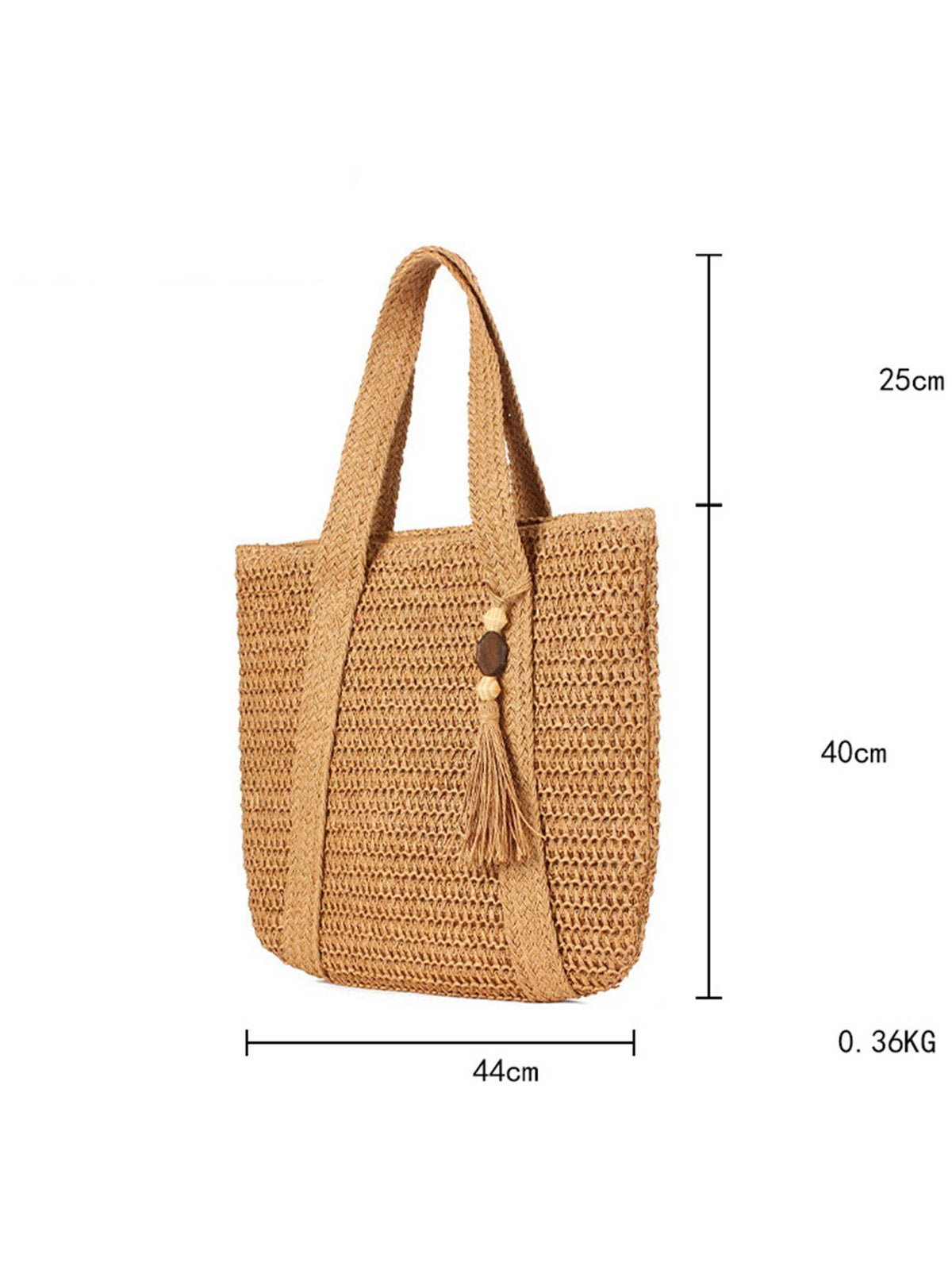 Large Size Paper Straw Tote Bag -CL-40