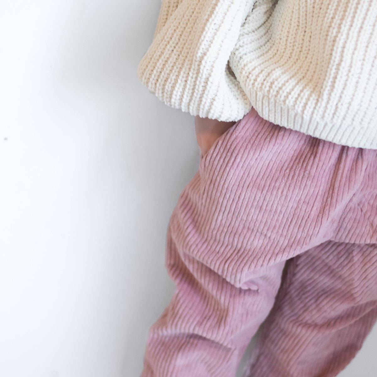 Blush Corduroy "Kid Fit" Trousers