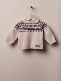 Sustainably Made Cashmere and Merino Wool Knitted Christmas sweater